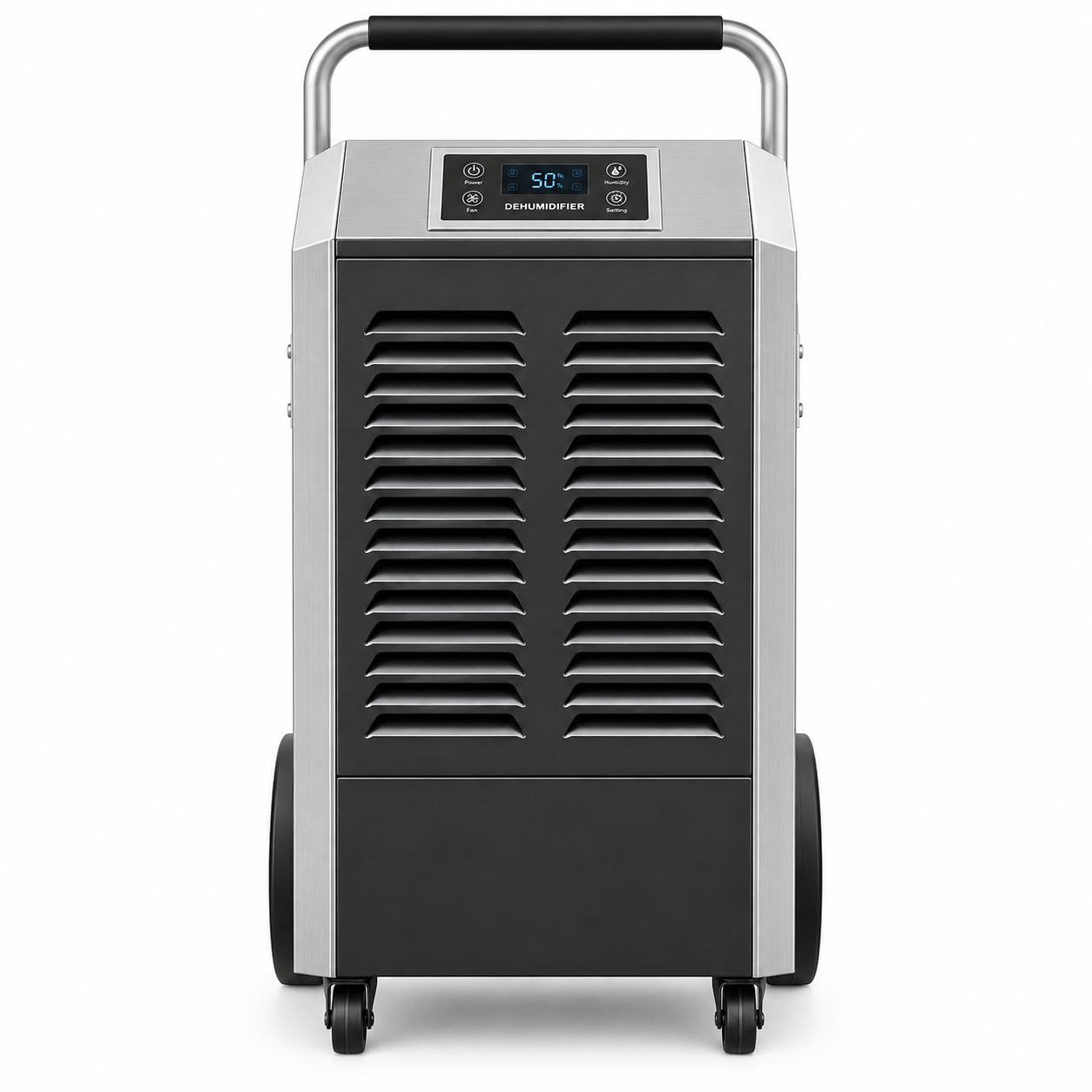 150L/Day 1350W 220V Commercial Industrial Dehumidifier, Metal Housing Automatic Humidity Control System