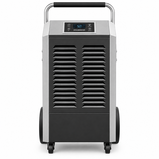 150L/Day 1350W 220V Commercial Industrial Dehumidifier, Metal Housing Automatic Humidity Control System