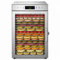 A4 18 Tray 800W 30-90°C Food Dehydrator Machine 110/220V 380V, 304 Stainless Steel Drying Racks For Fruit Meat Herbs Seafood Tea