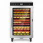 H-HGJ10X 10 Tray 30-90°C Multi Layer Food Dehydrator Machine, PLC Controlled 304 Stainless Steel Drying Trays