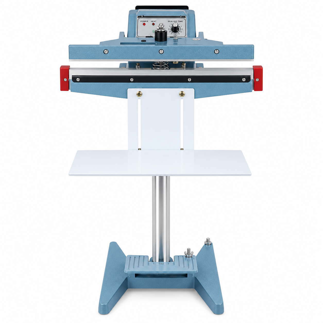HIPAC PSF-450 450mm 650W AC 110V/220-240V Vertical Pedal Sealing Machine, Semi-Automatic Band Sealer For Stand-Up Pouches And Plastic Bags