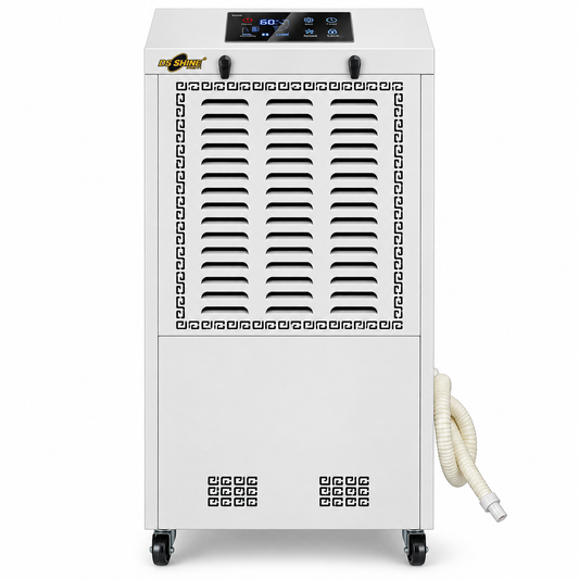 MS-06EX 144L/Day 2000W 110-130V & 220-380V Commercial Industrial Dehumidifier With RH10-95% Humidity Control And Drain Hose System