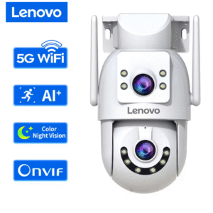 Lenovo 4K 6MP Dual-Lens PTZ WiFi Security Camera