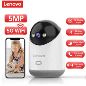 Lenovo 5MP Smart WiFi Indoor IP Camera with Night Vision